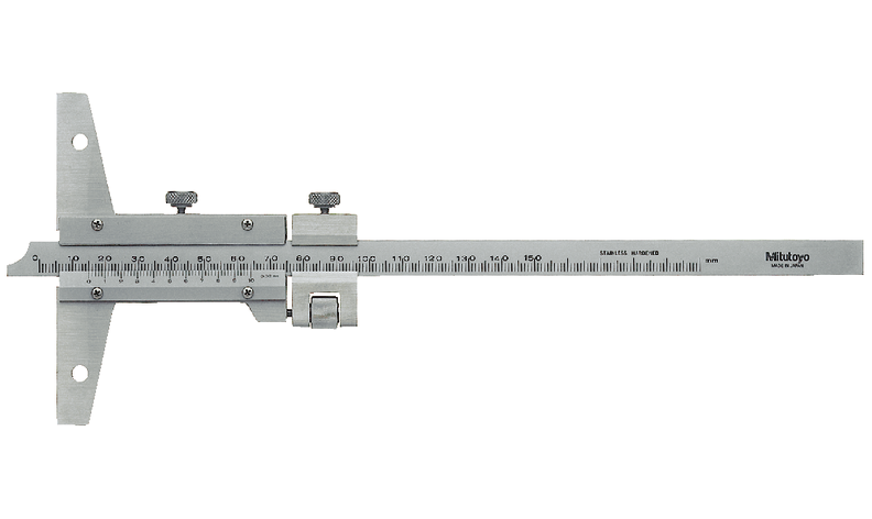 Mitutoyo Nóniuszos mélységmérő finomállítóval, 0-150 mm, 0.02 mm (527-101) termék fő termékképe