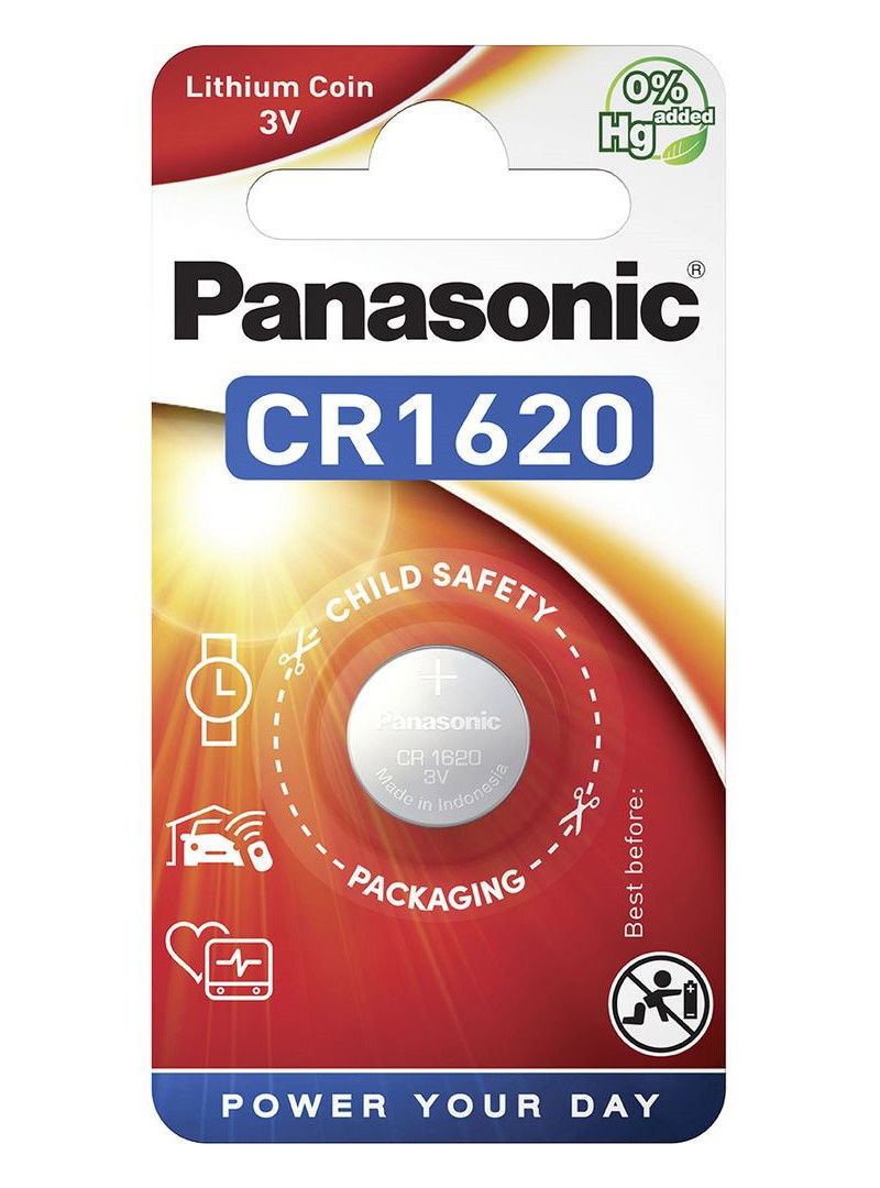 Panasonic CR1620 3V lítium gombelem, 1 db/bliszter termék fő termékképe