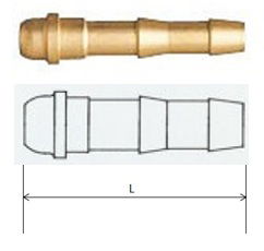 Rectus (STD 13/04) G 1/4 csatlakozású tömlővég, hosszú termék fő termékképe