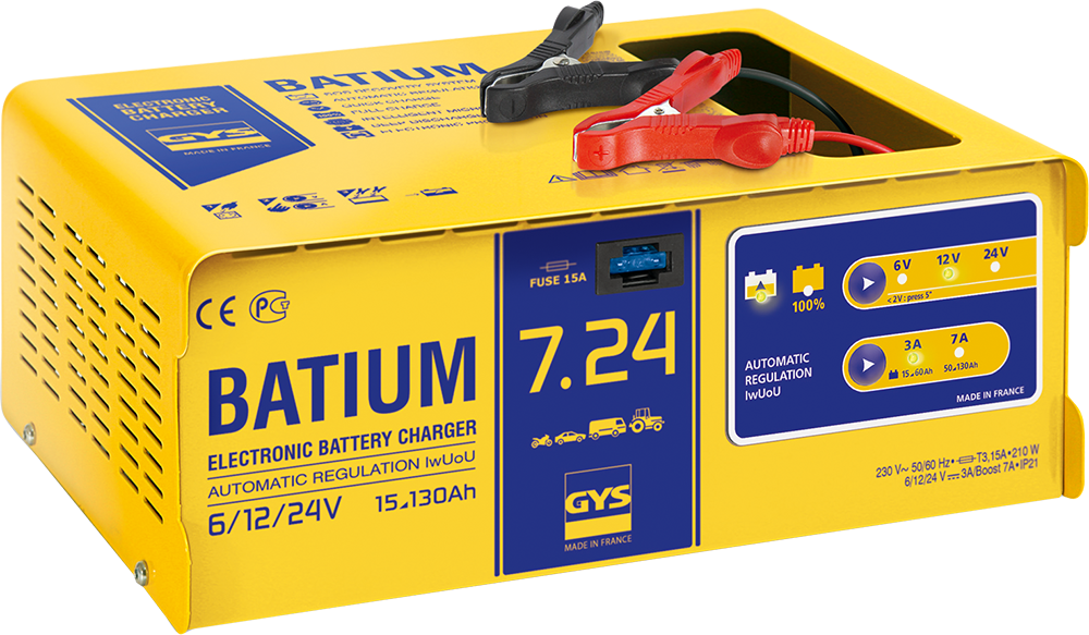 GYS BATIUM 7/24 automata akkumulátor töltő termék fő termékképe
